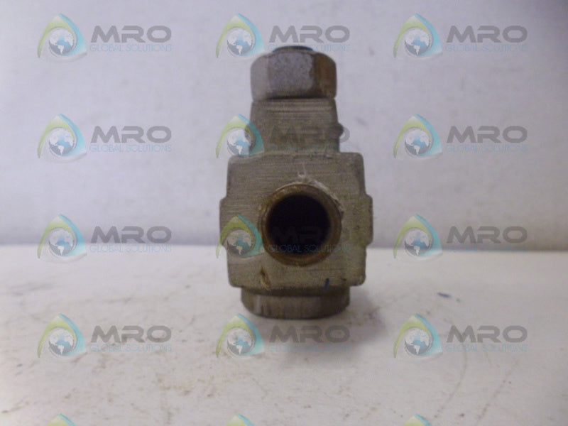 PARKER S37G FLOW CONTROL VALVE (AS PICTURED) UNMP