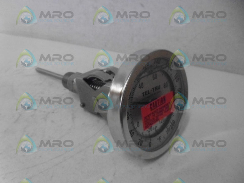 TEL-TRU AA37SR THERMOMETER 0-250FC RANGE  4'' STEM NSMP
