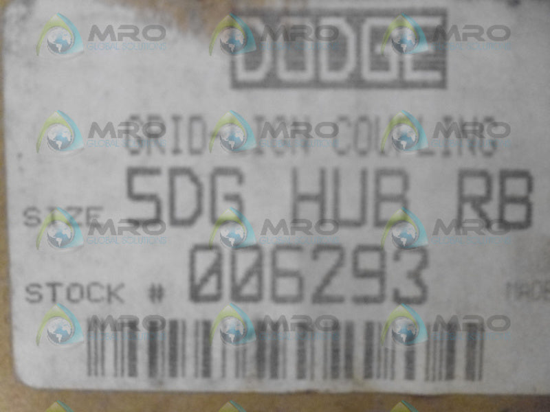 DODGE 006293 COUPLING 5DG HUB RB NSMP