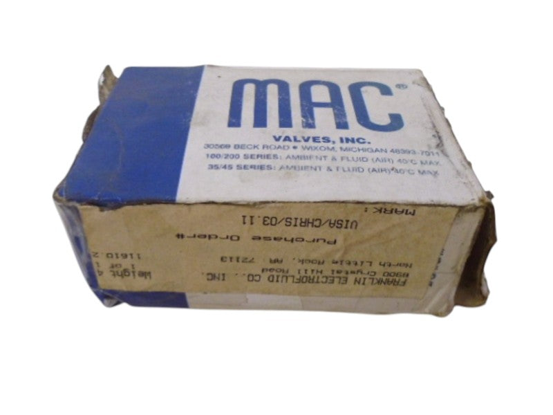 MAC 225B-115AAAA SOLENOID VALVE  NSMP
