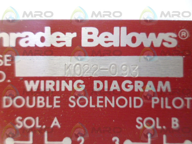 SCHRADER K022-093 SUB BASE  NSNP