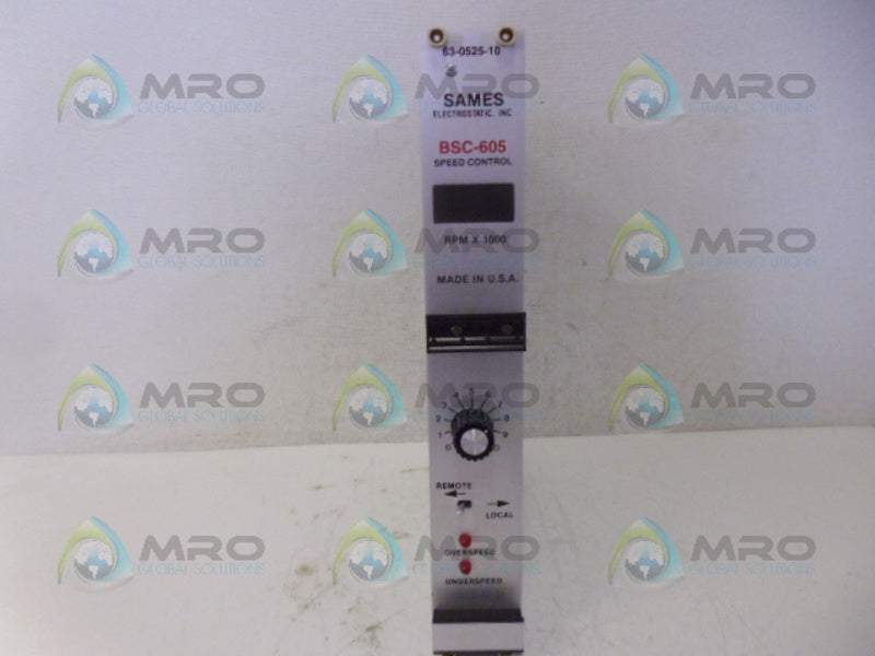 SAMES 63-0525-10 SPEED CONTROL NSNP