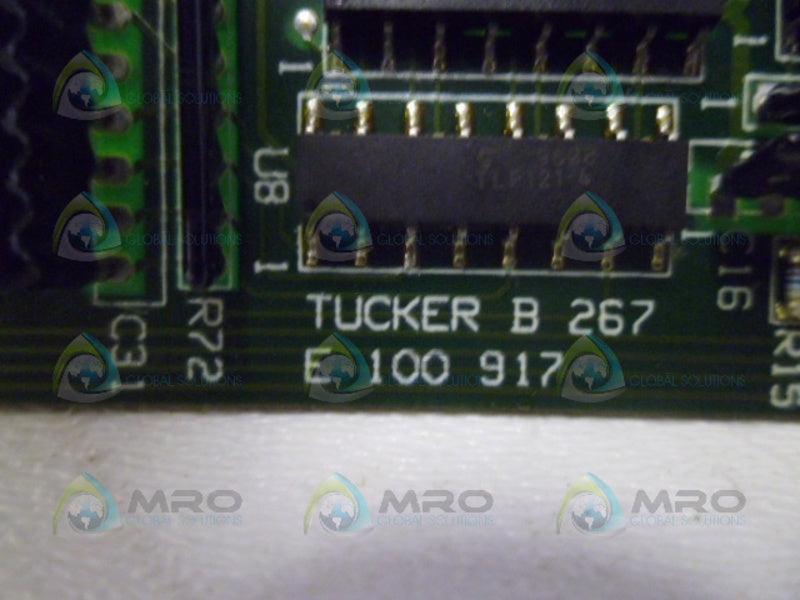 TUCKER B-267-E-100-917 STUD WELDER CONTROL BOARD UNMP