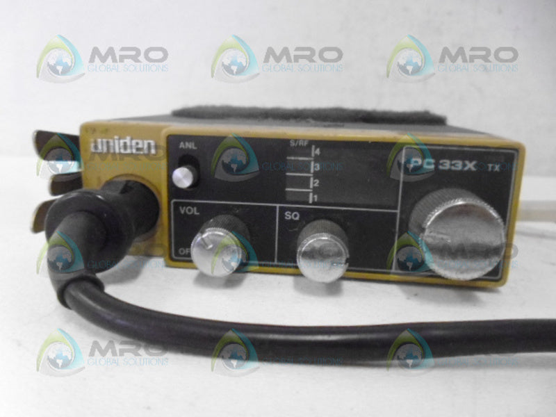 UNIDEN PC33X 40-CHANNEL MOBILE CB RADIO UNMP