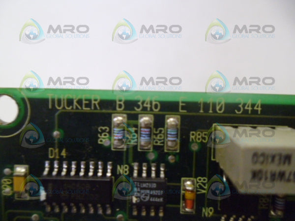 TUCKER B-346-E-110-344 CIRCUIT BOARD UNMP