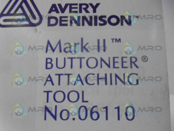 AVERY DENNISON 06110 BUTTONEER SCISSOR GRIP TOOL NSMP