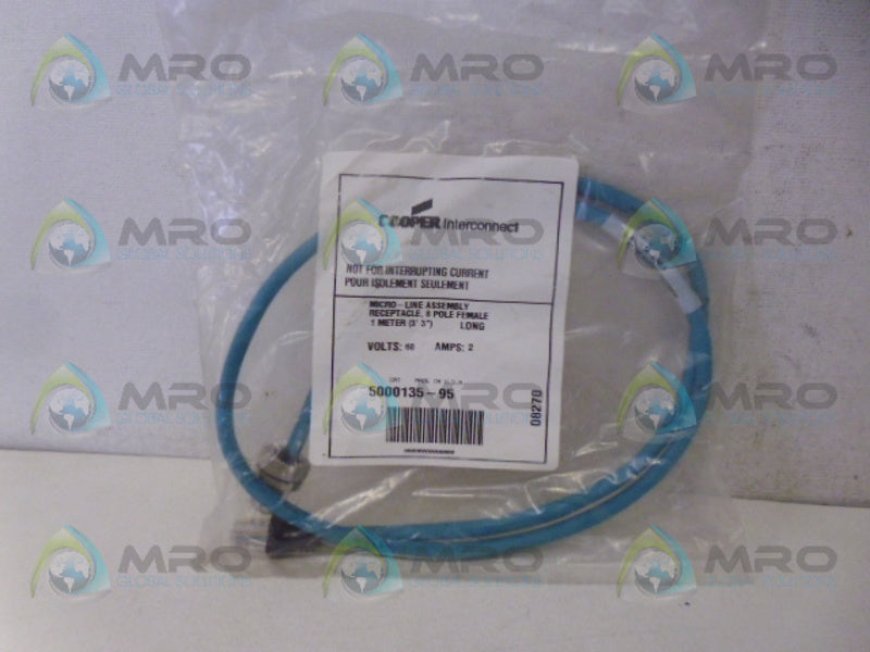 COPPER CROUSE-HINDS 5000135-95 CABLE *NEW IN FACTORY BAG*