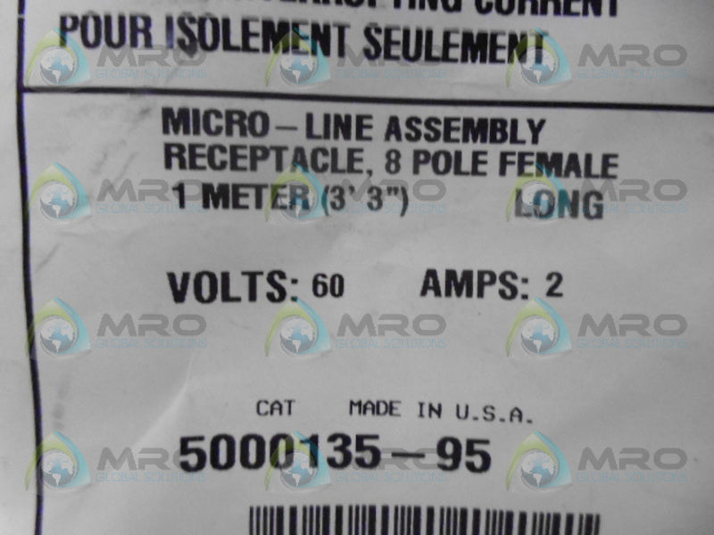 COPPER CROUSE-HINDS 5000135-95 CABLE *NEW IN FACTORY BAG*