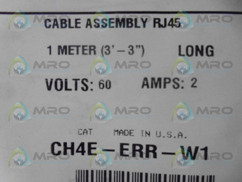 COPPER CROUSE-HINDS CH4E-ERR-W1 CABLE ASSEMBLY *NEW IN FACTORY BAG*