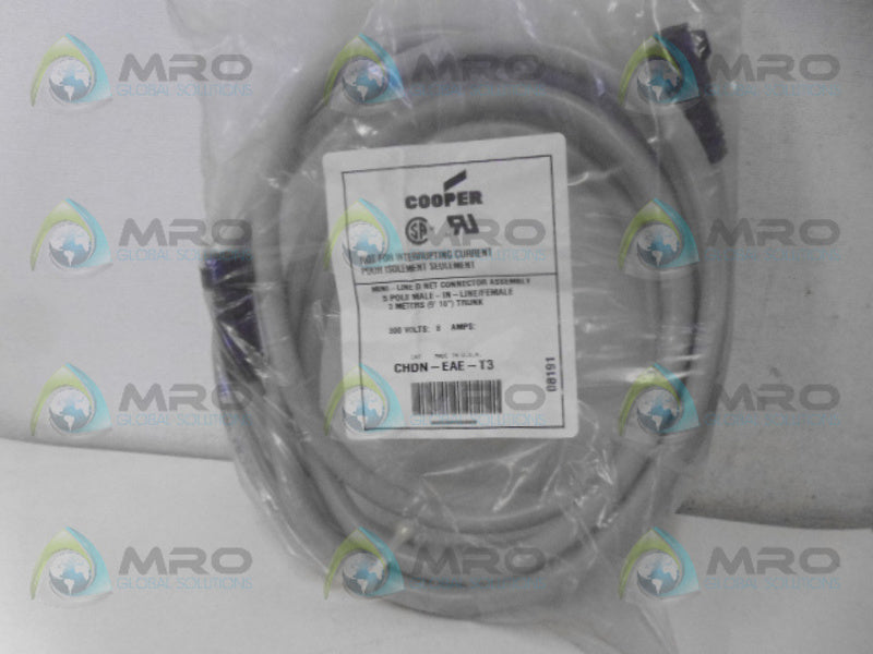 COPPER CROUSE-HINDS CHDN-EAE-T3 CONNECTOR ASSEMBLY *NEW IN FACTORY BAG*