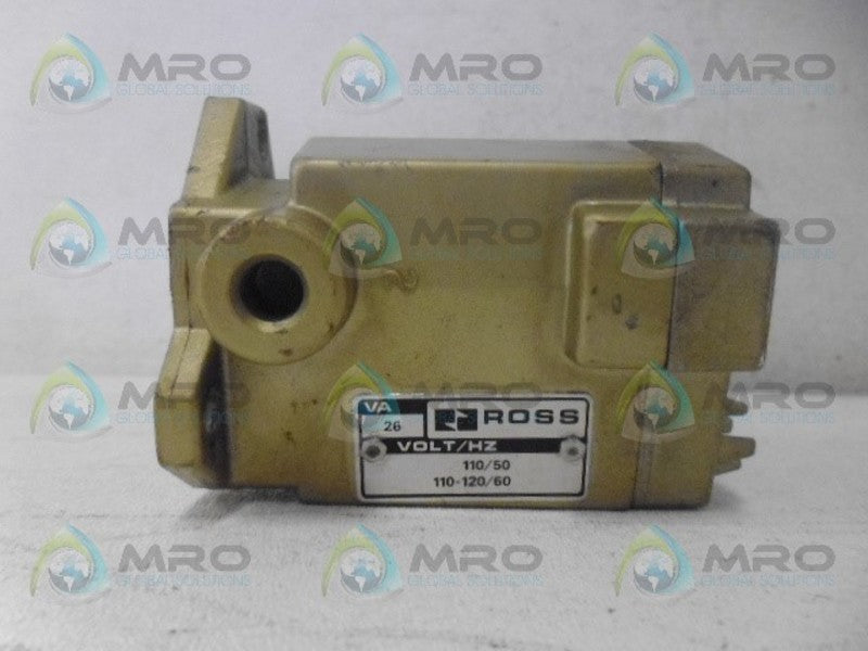 ROSS VA 26 SOLENOID VALVE W/ FILTER (AS PICTURED) *USED*