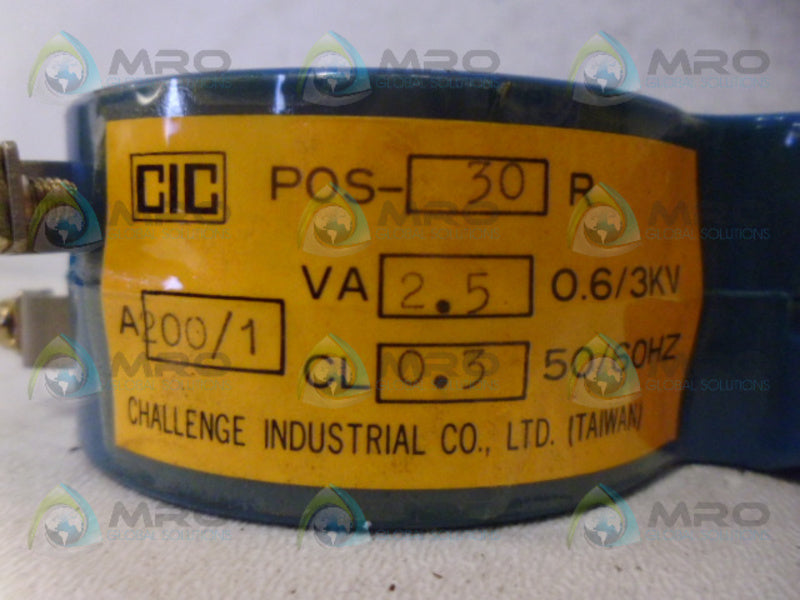 CIC POS-30R CURRENT TRANSFORMER *NEW NO BOX*