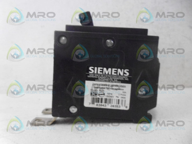 SIEMENS BL220 CIRCUIT BREAKER *USED*