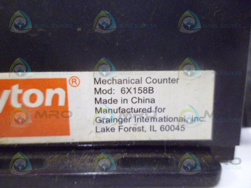 DAYTON 6X158B COUNTER *NEW NO BOX*