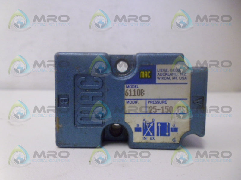 MAC 6110B SINGLE OPERATOR BODY ASSEMBLY UNMP