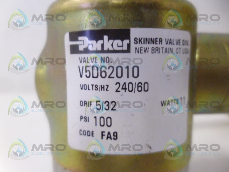 PARKER V5D62010 SOLENOID VALVE *NEW NO BOX*