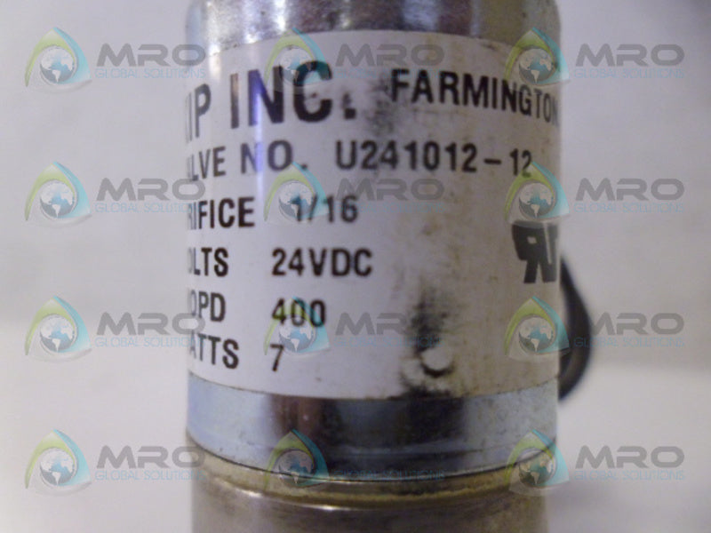 KIP INC U241012-12 VALVE *NEW NO BOX*