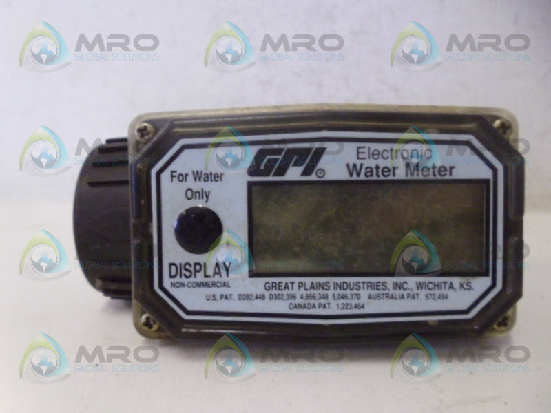 GPI 01N31GM ELECTRIC WATER METER *USED*