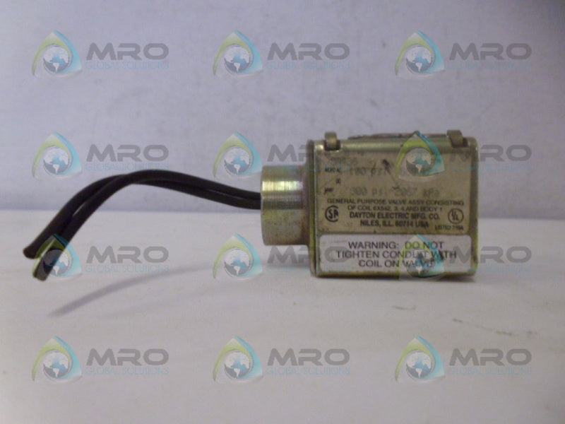 DAYTON 4A706 SOLENOID COIL *USED*