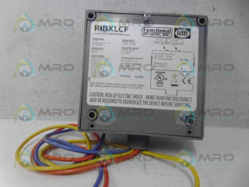 FUNCTIONAL DEVICES RIBXLCF ENCLOSED AC SENSOR *NEW NO BOX*