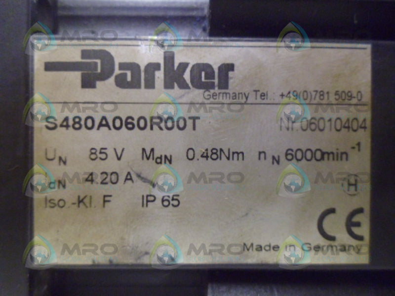 PARKER S480A060R00T SERVO MOTOR *USED*