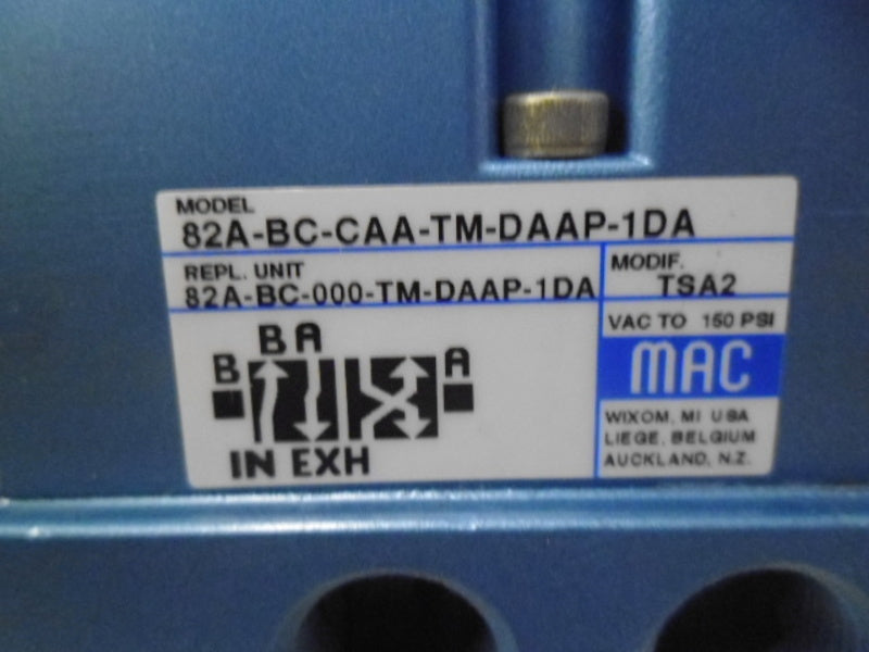 MAC 82A-BC-CAA-TM-DAAP-1DA SOLENOID VALVE  NSMP