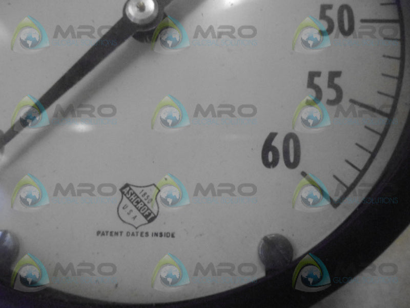 ASHCROFT 1010 GUAGE 0-60 PSI *NEW IN BOX*
