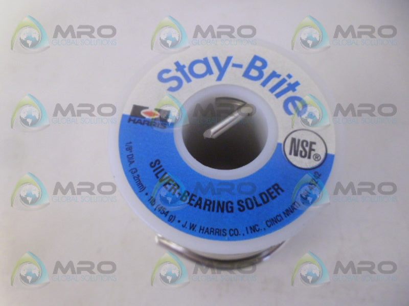 STAYBRITE 10001 SILVER BEARING SOLDER *NEW IN BOX*