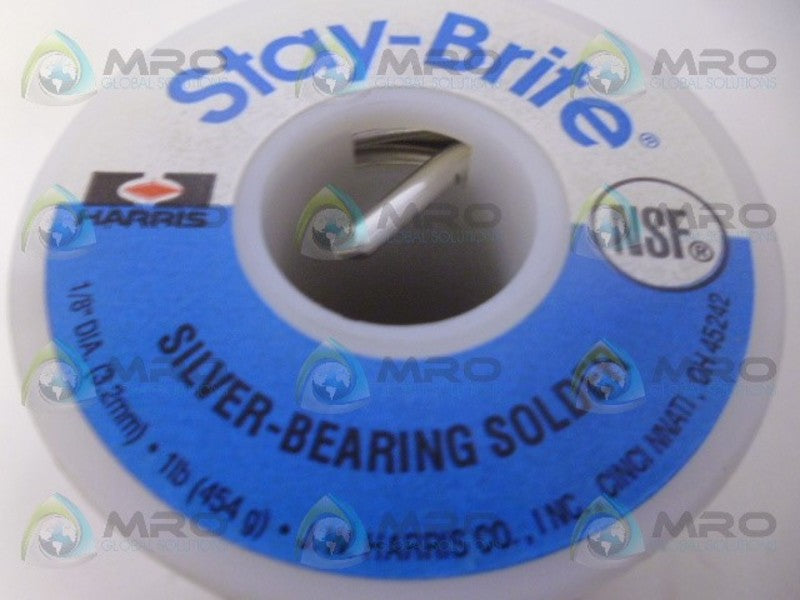 STAYBRITE 10001 SILVER BEARING SOLDER *NEW IN BOX*