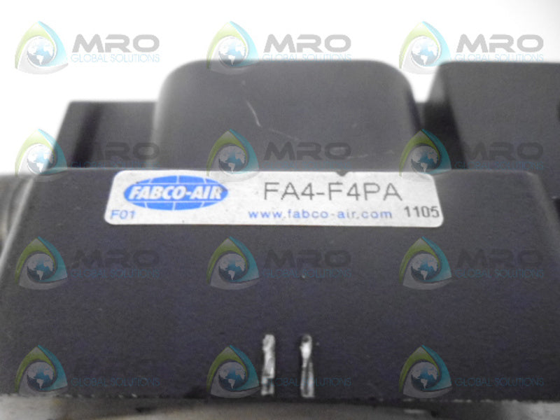 FABCO-AIR FA4-F4PA FILTER/REGULATOR/LUBRICATOR *USED*