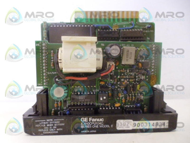 GE FANUC IC610CPU104C CPU MODULE *USED*