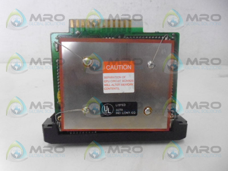GE FANUC IC610CPU104C CPU MODULE *USED*