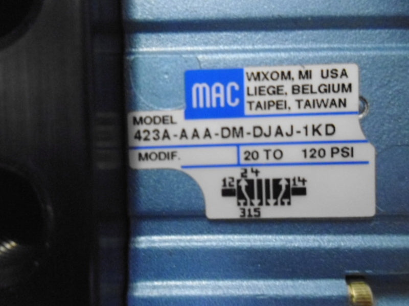 MAC 423A-AAA-DM-DJAJ-1KD SOLENOID VALVE  NSMP