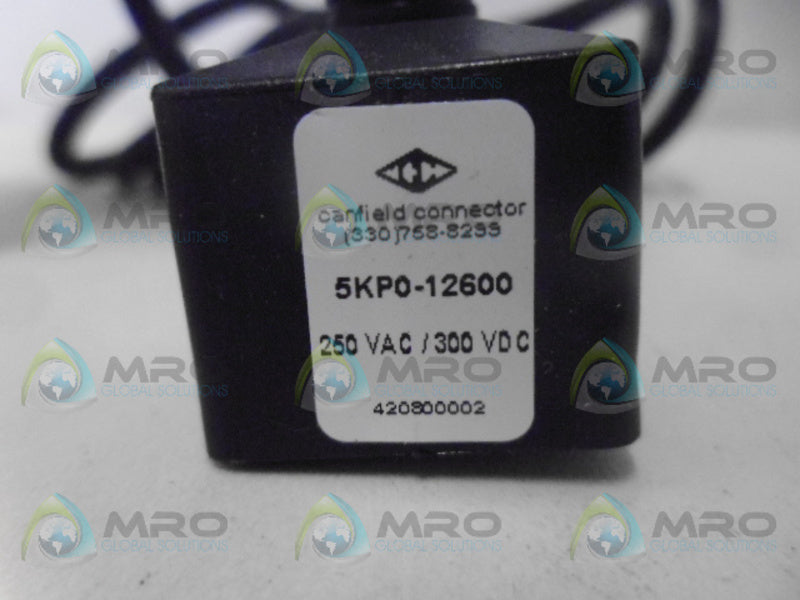 CANFIELD CONNECTOR 5KPO-12600 CONNECTOR NSNP