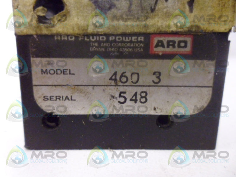 ARO 460-3 CONTROL VALVE (AS PICTURED) UNMP