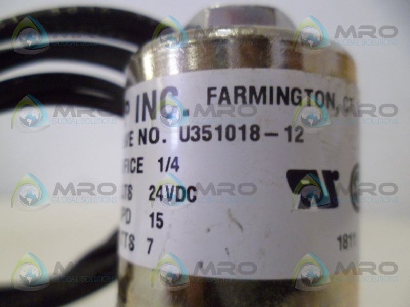 KIP INC U351018-412 CONTROL VALVE NSNP