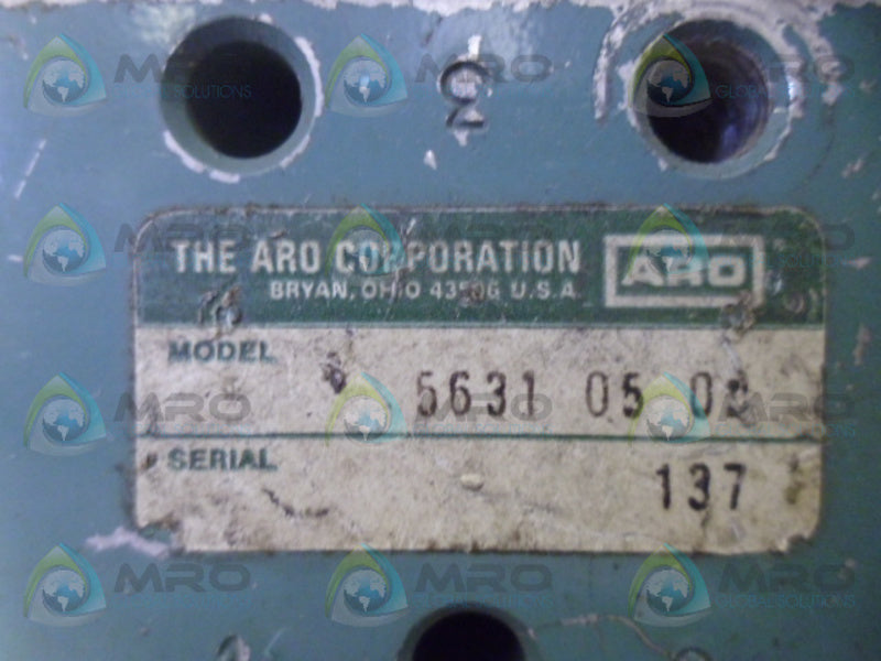 ARO 5631 05 02 PNEUMATIC VALVE UNMP
