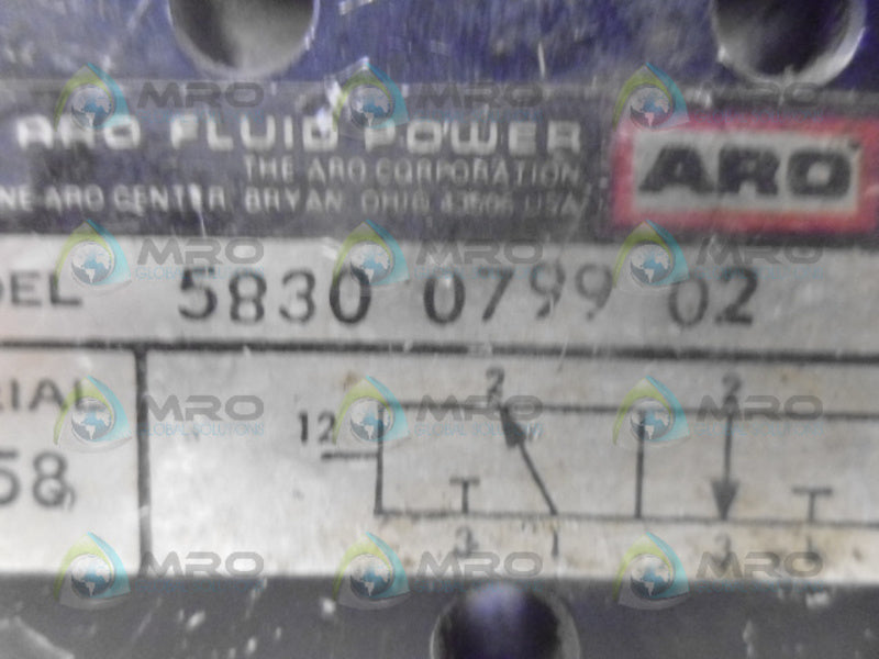 ARO 5830 0799 02 VALVE UNMP