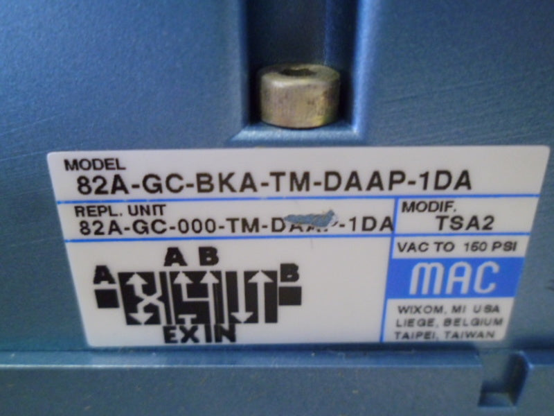 MAC 82A-GC-BKA-TM-DAAP-1DA SOLENOID VALVE  NSMP