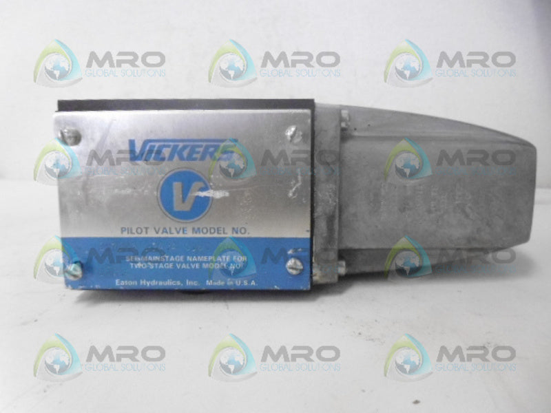 VICKERS 297245-DG4S4-0160-50 DIRECTIONAL VALVE (AS PICTURED) NSNP