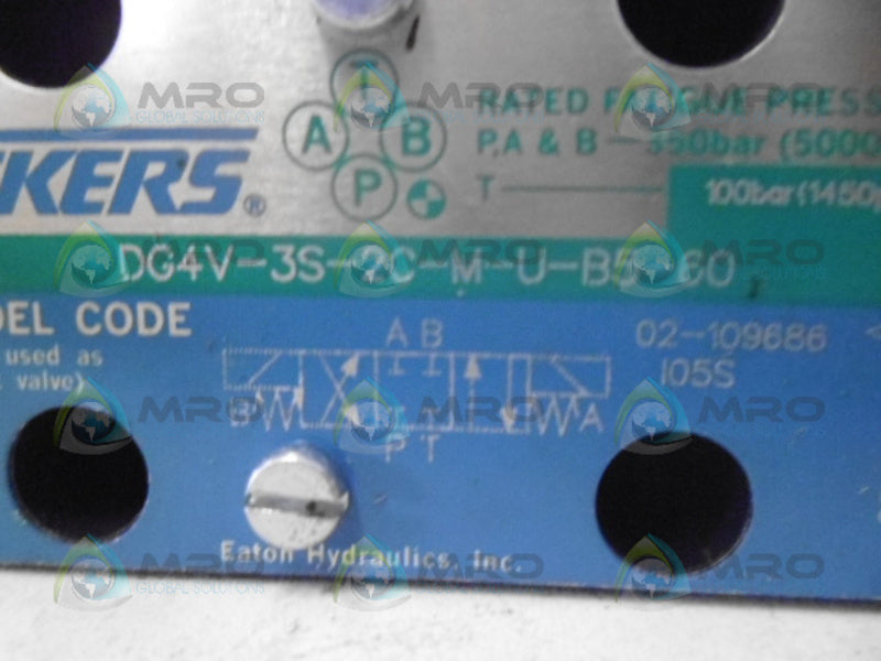 VICKERS DG4V-3S-2CM-U-B5-60 VALVE UNMP
