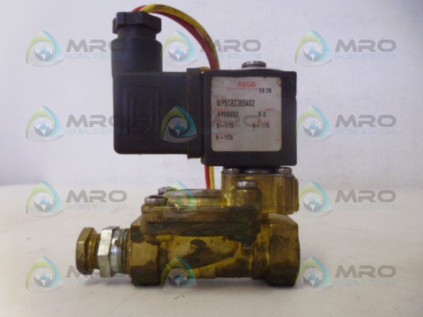 ASCO WPSC8238S402 VALVE (AS PICTURED) UNMP