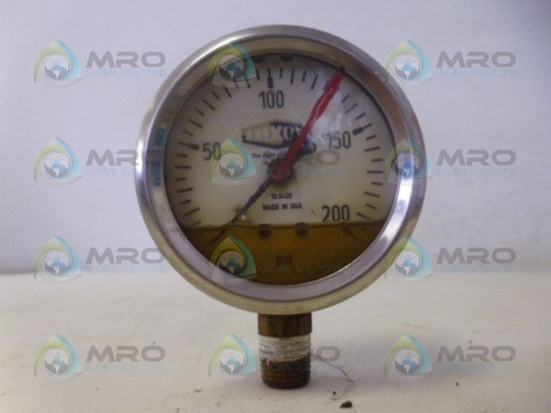 DIXON GLS420 GUAGE 200PSI (AS PICTURED) UNMP