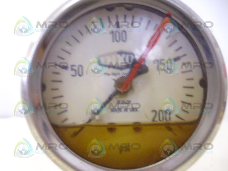 DIXON GLS420 GUAGE 200PSI (AS PICTURED) UNMP