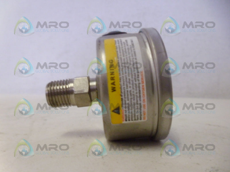 WIKA 316SS PRESSURE GUAGE (AS PICTURED) NSNP