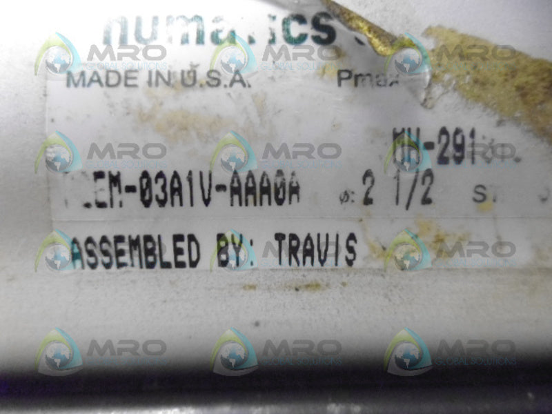 NUMATICS PCEM-03A1V-AAA0A CYLINDER (AS PICTURED) UNMP