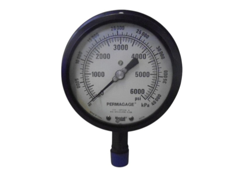 MARSHALL TOWN 316 PRESSURE GUAGE 6000PSI NSNP