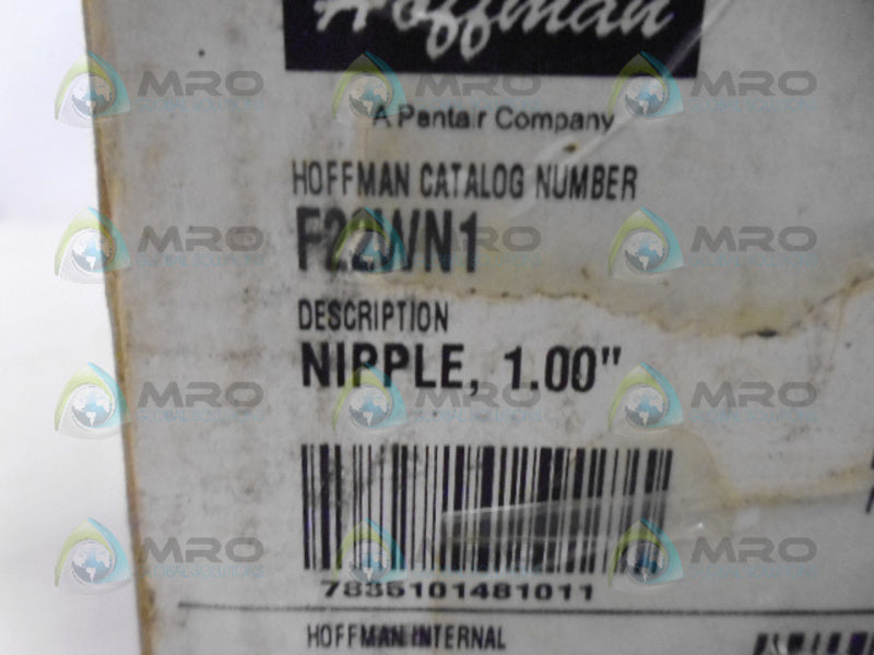 HOFFMAN F22WN1 NIPPLE 1" NSMP