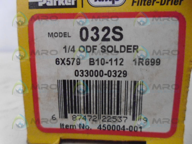 PARKER 032S LINE FILTER DRYER NSMP