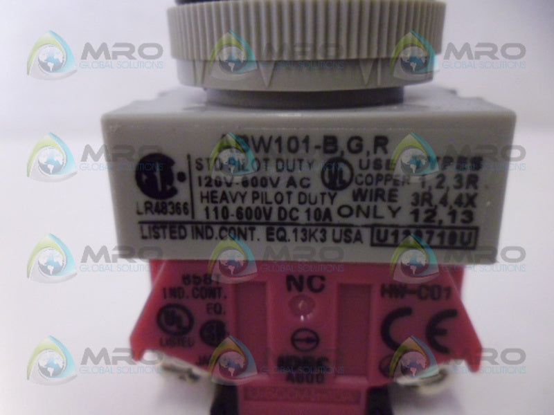 IDEC ABW101-B,G,R PUSHBUTTON SET NSMP